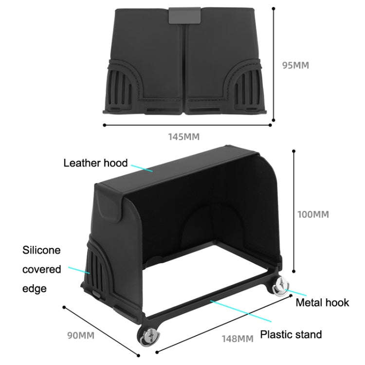 Sunnylife ZG547 For Mavic 3 / RC Pro / Mini3 Pro Remote Control Hood(Black)