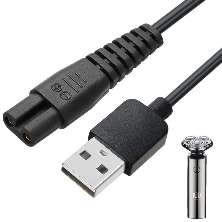 For Xiaomi Mijia MJTXD01SKS Electric Shaver USB Charging Cable Power ,Spce:  2pcs Cable+CN Plug