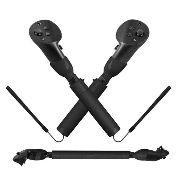 For Quest Pro VR Glasses Golf Game Light Pole Handle Extended Rod(Black)