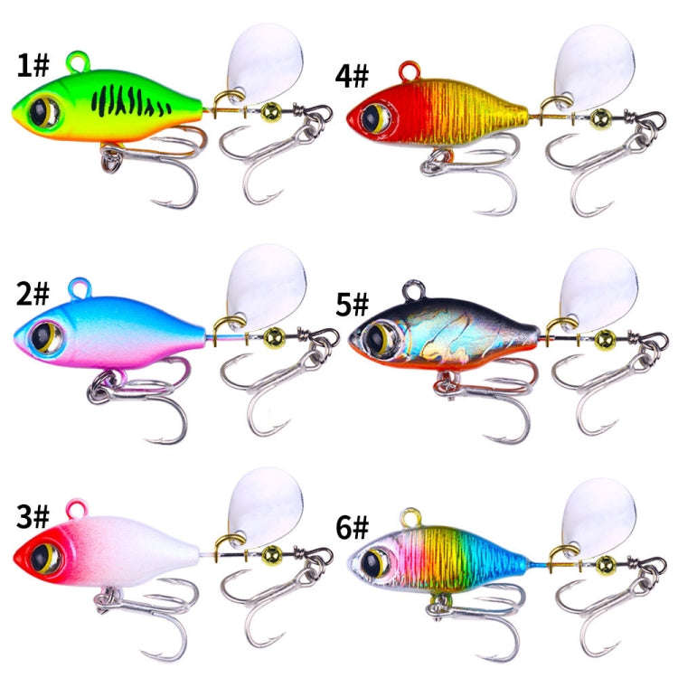 HENGJIA Submerged VIB Fake Lures Sequin Lures, Size: 4.8cm 7g(6)