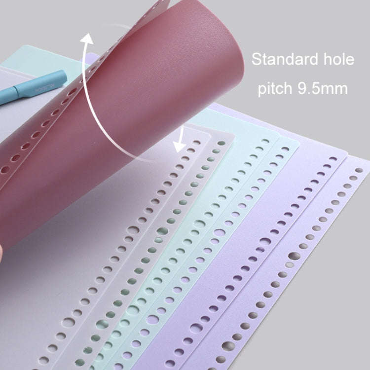 5sets Frosted Loose-Leaf Book Cover DIY Hand Book Cover, Size: B5(Pink)