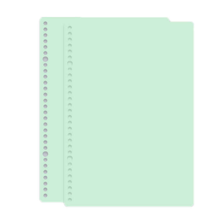 5sets Frosted Loose-Leaf Book Cover DIY Hand Book Cover, Size: A5(Green)