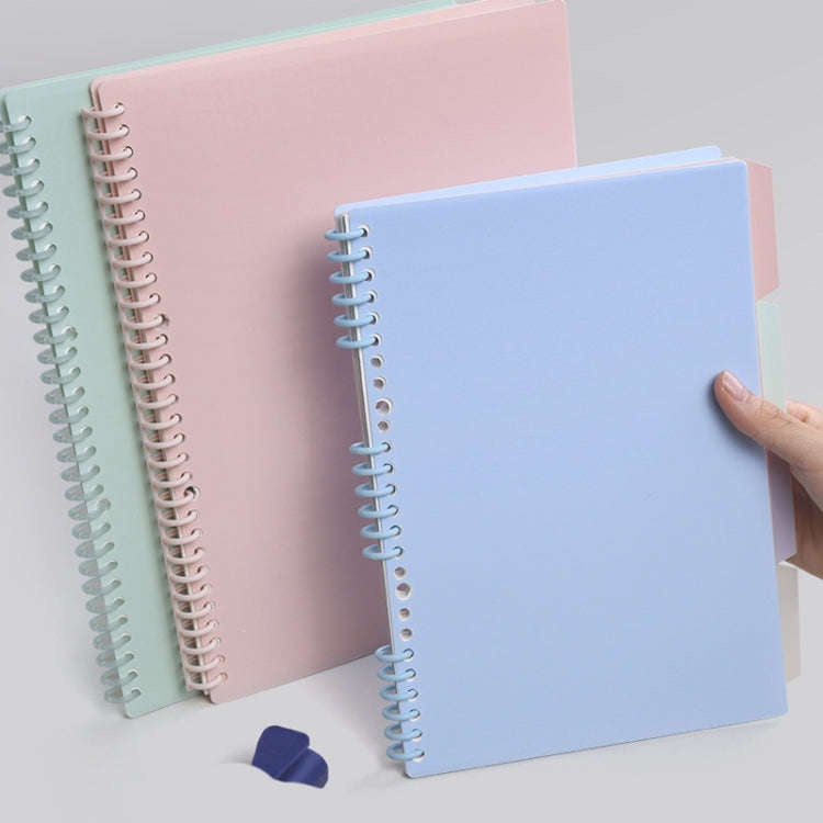 5sets Frosted Loose-Leaf Book Cover DIY Hand Book Cover, Size: A5(Pink)