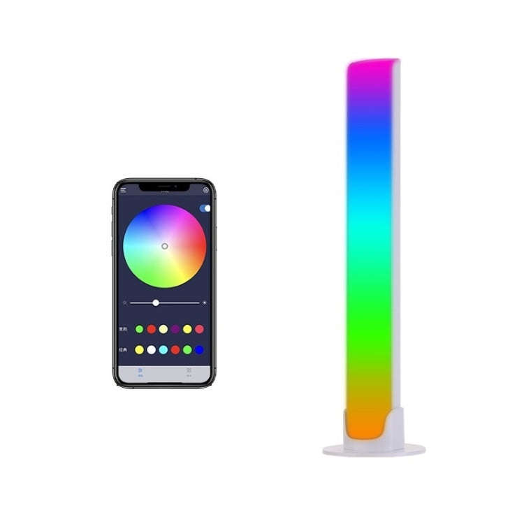RGB Sound-controlled Rhythmic Response Lights Music Ambient LED Pick-up Lights Charging(Upgrade+A...