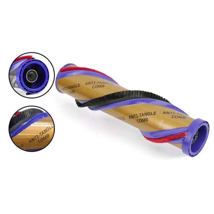 For Dyson V11 V15 Vacuum Cleaner Original Anti-winding Suction Head Brush Bar Roller(Gold)