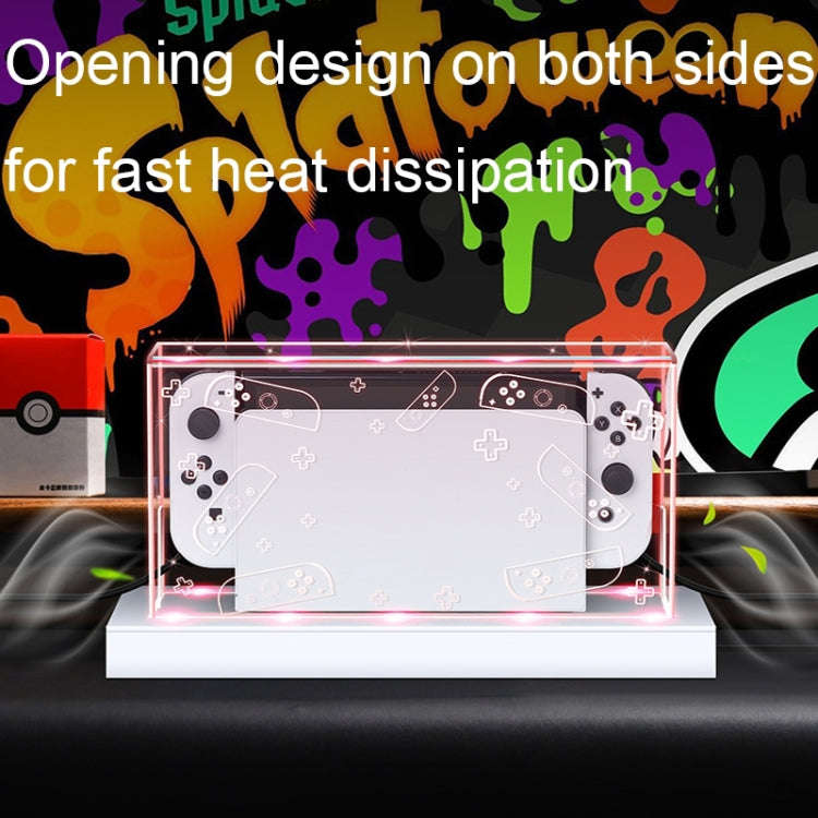 035 for Nintendo Switch/Oled Game Console Display Dustproof Cover, Spec: White Label