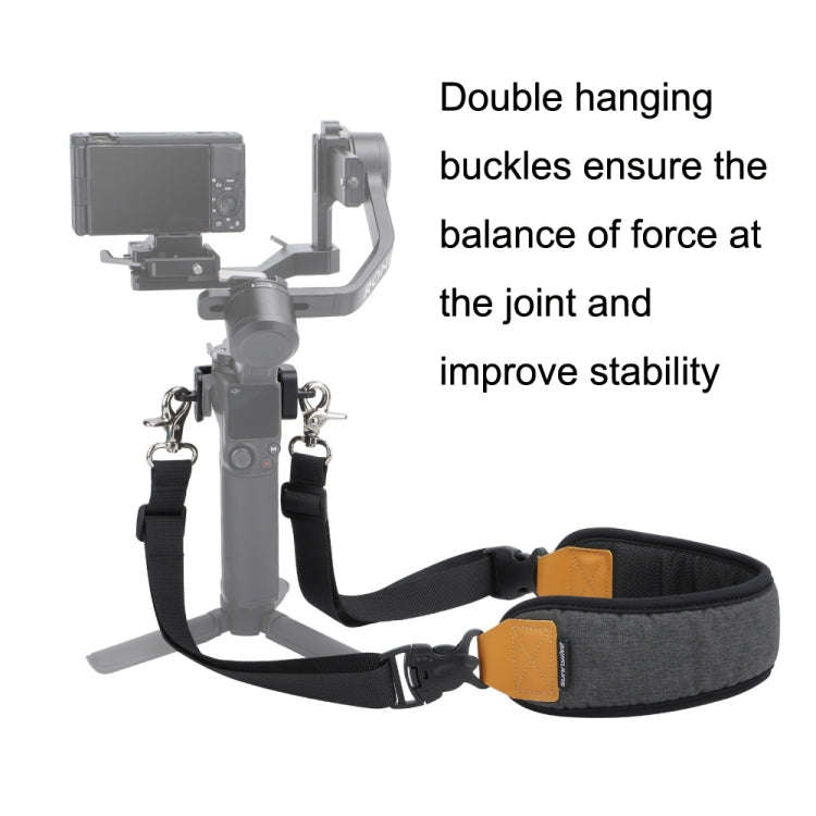 For DJI RS3 Mini Sunnylife RO-GS560 Lanyard Handheld Gimbal Double Buckle Comfortable Shoulder St...