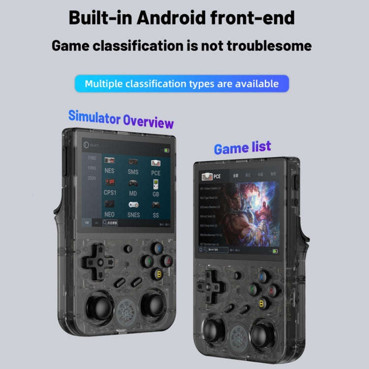 ANBERNIC RG353V  3.5 Inch Wireless Game Box Android 11 Linux OS Handheld Game Console 128G 25000 ...