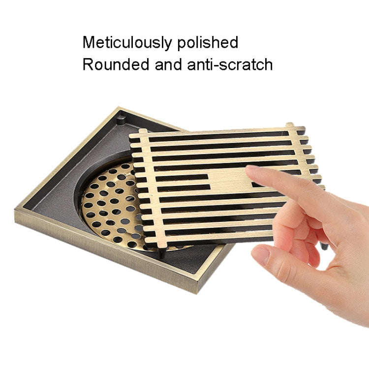 Full Copper Odor Proof Floor Drain, Style: K7003 Chrome Plated Single Use+Magnetic Suspension