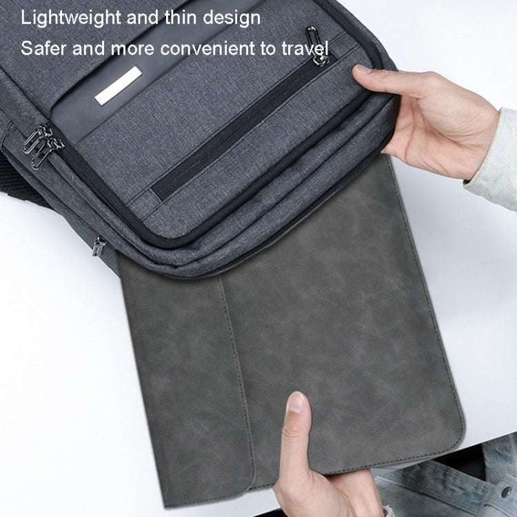 A20 Laptop Bag Magnetic Suction Slim Tablet Case Inner Bag, Size: 13 inch(Gray)