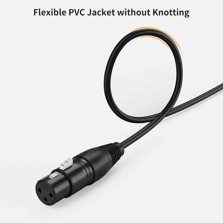 3.5mm To Caron Female Sound Card Microphone Audio Cable, Length: 5m