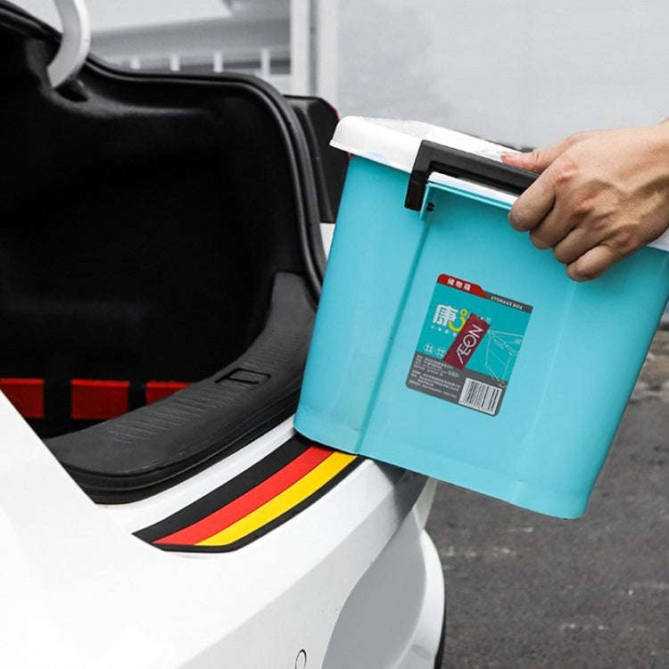 Car Trunk Anti-collision Strip Threshold Decoration Protection Sticker(Rhombus Red)