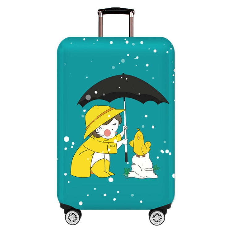 Thick Wear-resistant Luggage Elastic Dustproof Protective Cover, Size: M(Love Girl)
