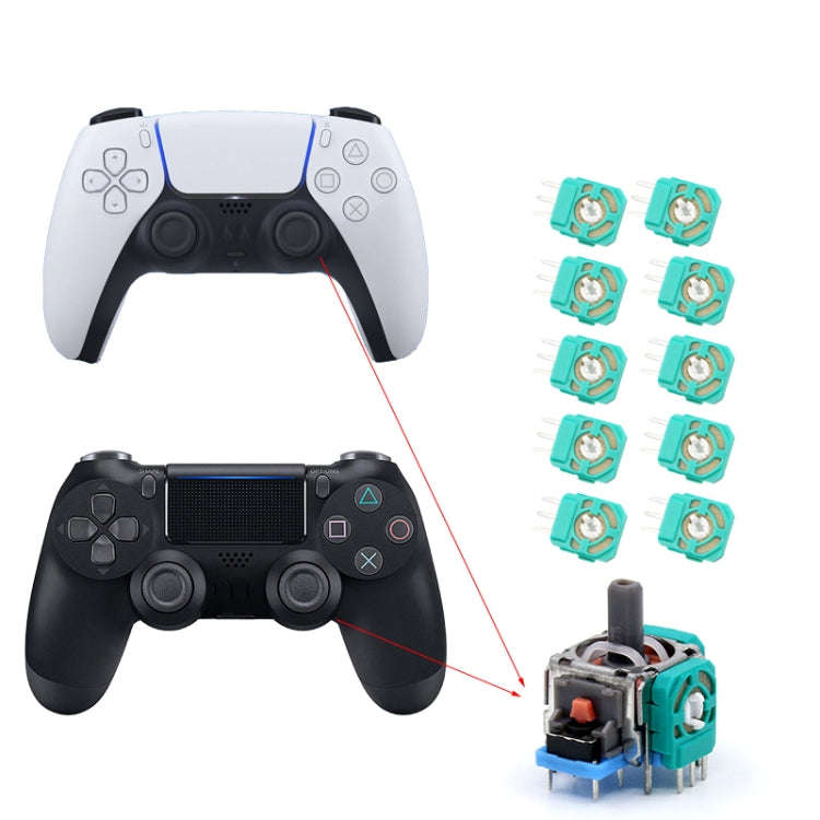 For PS5 Controller 10pcs 3D Joystick 2k 3 Potentiometer Buttons Repair Part
