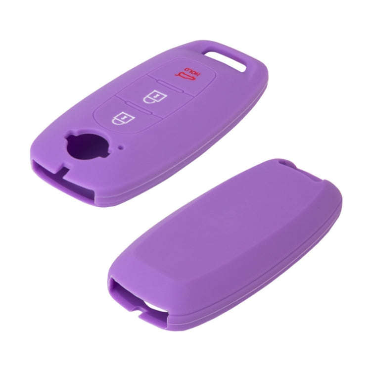 For 2023 Nissan Altima 2pcs Three-Button Key Silicone Protective Case(Luminous Green)