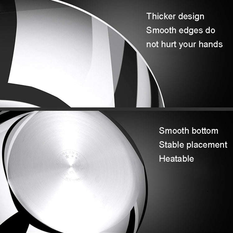 Kacheeg 316 Stainless Steel Basin Food Grade Thickened Kitchen Kneading Basin, Size: 26cm