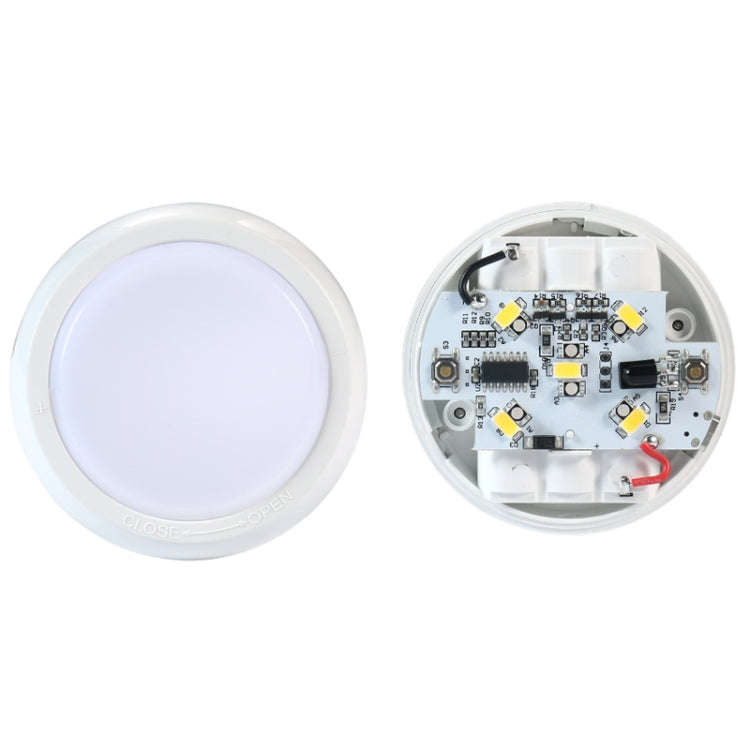 Ambience Pat Light Bedside Eye Protection Night Light, Color: RGBW Color Light Charging(6pcs With...