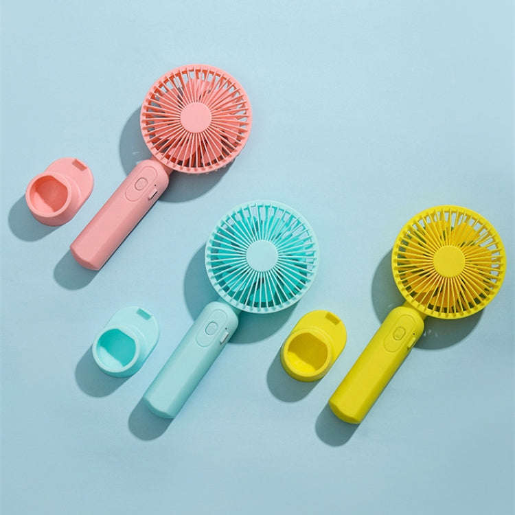 M9 Handheld Mini Fan Outdoor USB Charging Desktop Fan 2500mAh(Yellow)