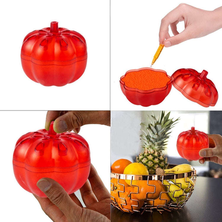 SK116 2pcs Small Pumpkin Fruit Fly Traps Fruit Flying Worm Catcher(Red)