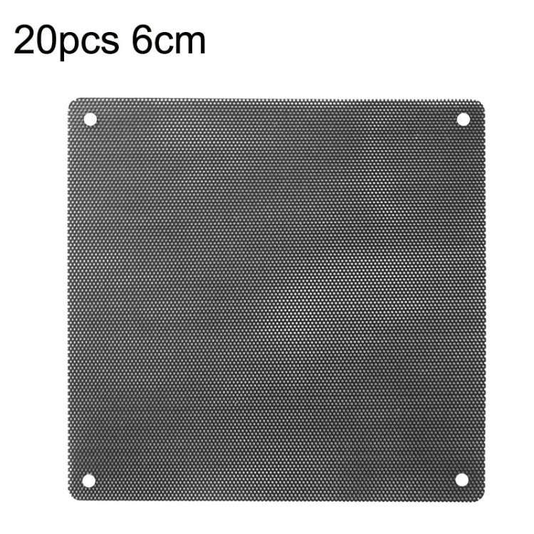 20pcs 6cm Chassis Fan PVC Dust Filter Dust Filter
