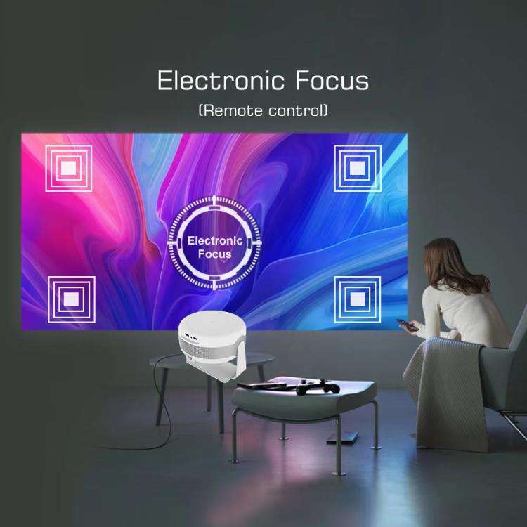 T269 Pro 1280x720P Smart Projector WiFi 6 4K Android 11 System Home Cinema US Plug