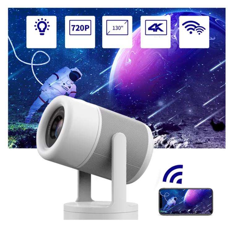 J1 1280 X 720P Projector WiFi 6 Android 11 System Supports Mirroring Screen AU Plug