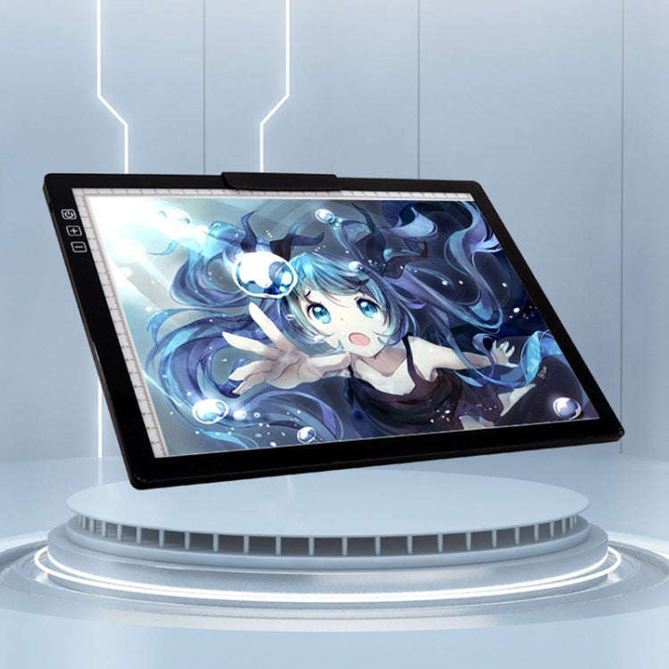 A4-D28B Rechargeable Copy Desk Drawing Board, Specification: With Charging Line+EU Plug Adapter