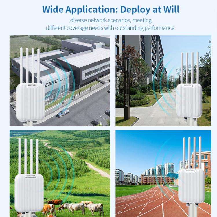 COMFAST CF-WA973 WiFi 7 Outdoor Access Point Dual-Band 3600Mbps High Power Wireless AP, 2.5G WAN ...