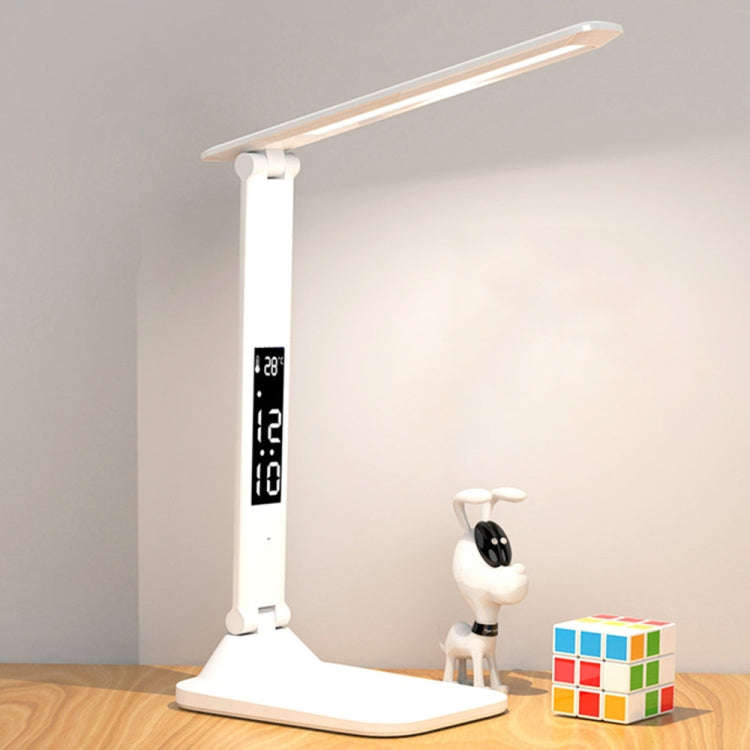 LED Intelligent Digital Display Foldable Desk Lamp, Style: Charging 2000mAh