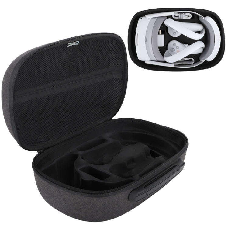 For PICO 4 Hifylux PC-BF16 VR Glasses All-in-one Headwear Protective Storage Bag(Black)