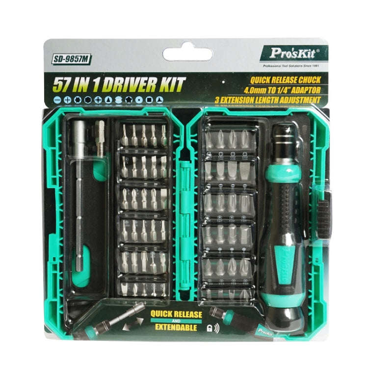 ProsKit SD-9857M 57 In 1 Repair Screwdriver Set Phone Computer Disassembly Tools