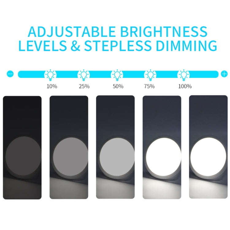 JSK-SL02 LED SAD Touch Timing Stepless Dimming Therapy Mood Desk Lamp Simulate Natural Light EU Plug