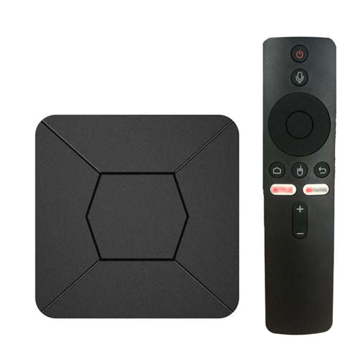 Q5 TV Set-Top Box 2G+8G Dual WiFi+Bluetooth Voice Remote HD Player(UK Plug)