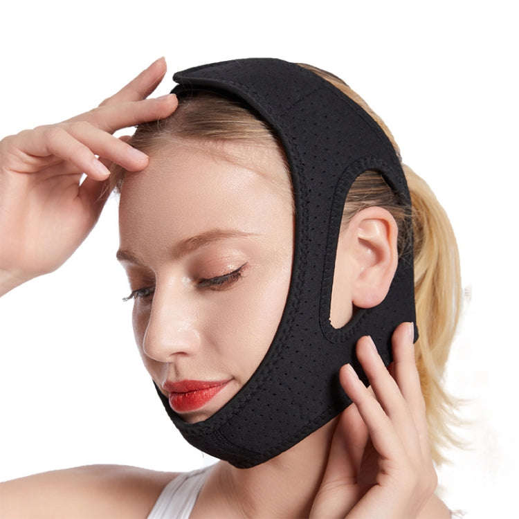 MK122 Anti-snoring Belt Triangular Chin Strap Unisex Face-slimming Lifting Bandage and Wrinkle Re...
