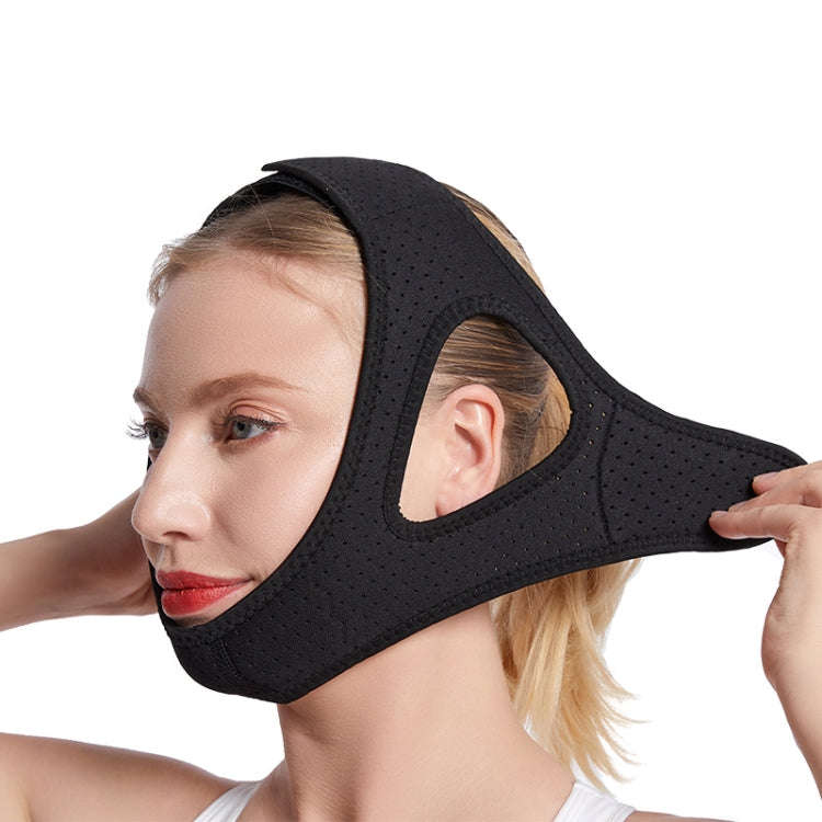 MK122 Anti-snoring Belt Triangular Chin Strap Unisex Face-slimming Lifting Bandage and Wrinkle Re...