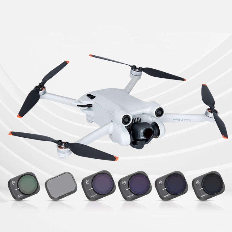 For DJI Mini 3 Pro RCSTQ PL Filters Drone Accessoires  4 In 1 ND/PL 8/16/32/64