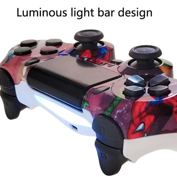 For PS4 Wireless Bluetooth Game Controller With Light Strip Dual Vibration Game Handle(Fantastic ...