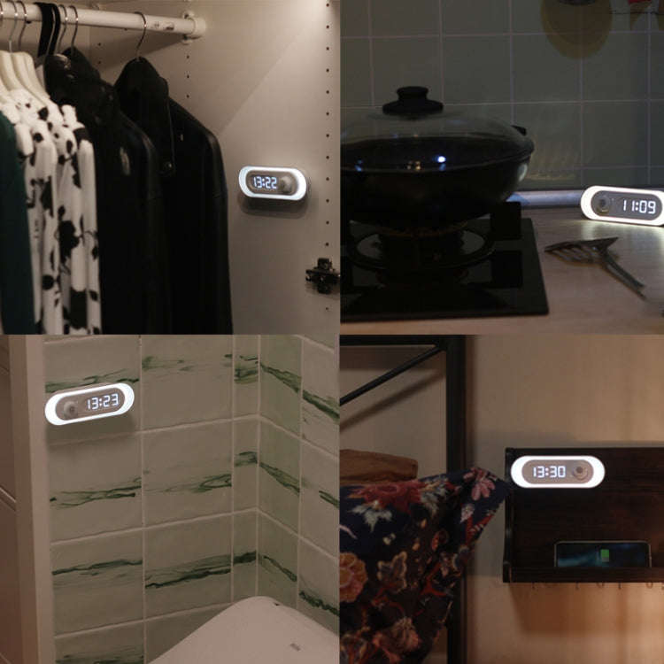 D05  Smart  Induction Magnetic Night Light with Time Display,Spec: Knob Dimming