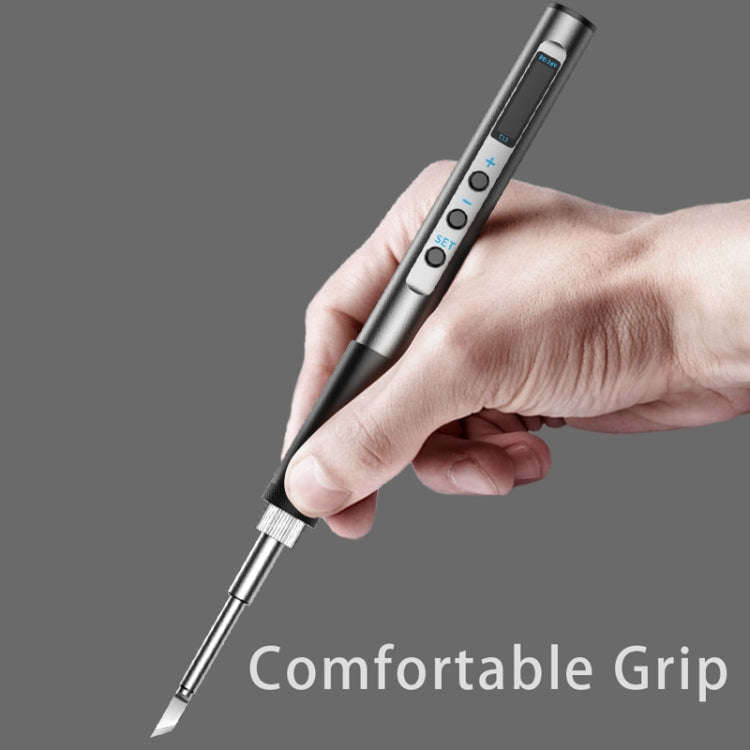 T12-I PTS100 Intelligent Portable Digital Display Small Constant Temperature Repair Soldering Iro...