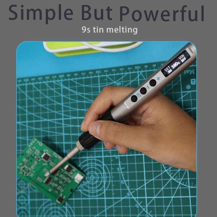 T12-I PTS100 Intelligent Portable Digital Display Small Constant Temperature Repair Soldering Iro...