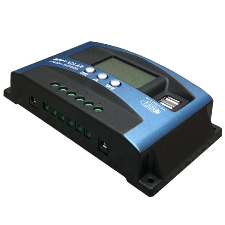 YCX-003 30-100A Solar Charging Controller with LED Screen & Dual USB Port Smart MPPT Charger, Mod...
