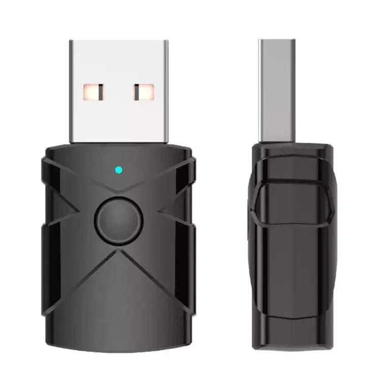 M137 5 in 1 Car USB Bluetooth 5.2 Receiver Transmitter