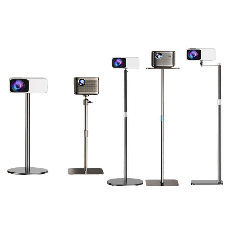 TY01 Projector Bracket Home Office Monitor Punch-free Bracket, Style: Flooring Telescopic Against...