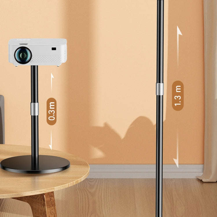 TY01 Projector Bracket Home Office Monitor Punch-free Bracket, Style: Flooring Telescopic Against...