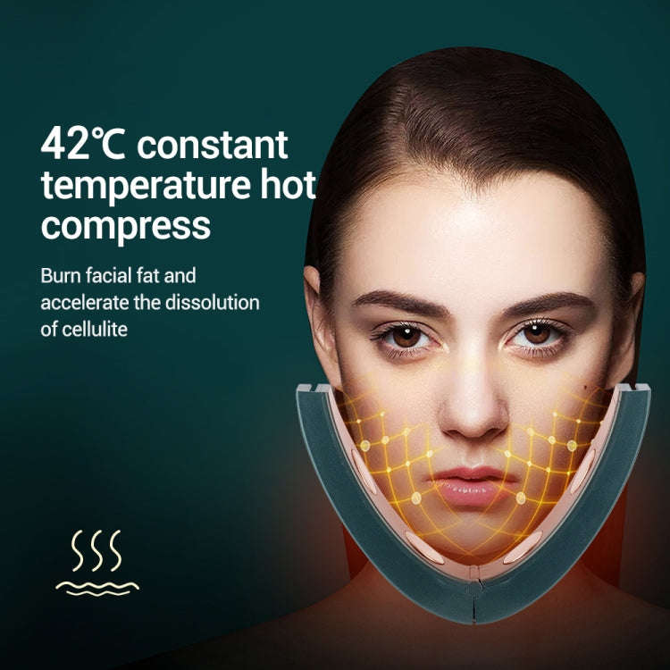 Microcurrent EMS Face Thinning Instrument Skin Rejuvenation Beauty Instrument(Green)