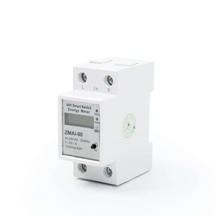ZMAi-90 Wifi Smart Switch Energy Meter Support Tuya Smart Life APP Work With Alexa Google