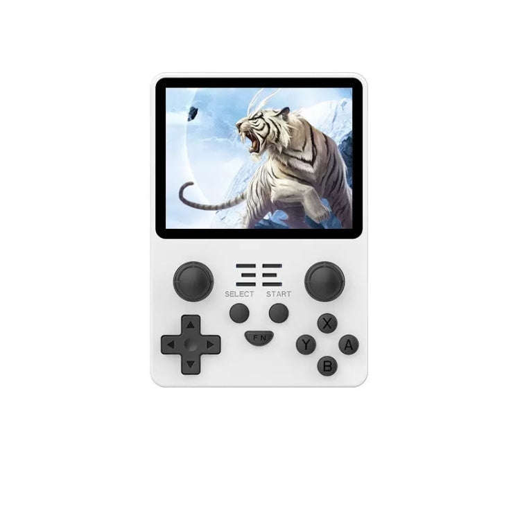 POWKIDDY RGB20S  3.5-Inch IPS Screen Retro Open Source Handheld Game Console 16GB+64GB(White)