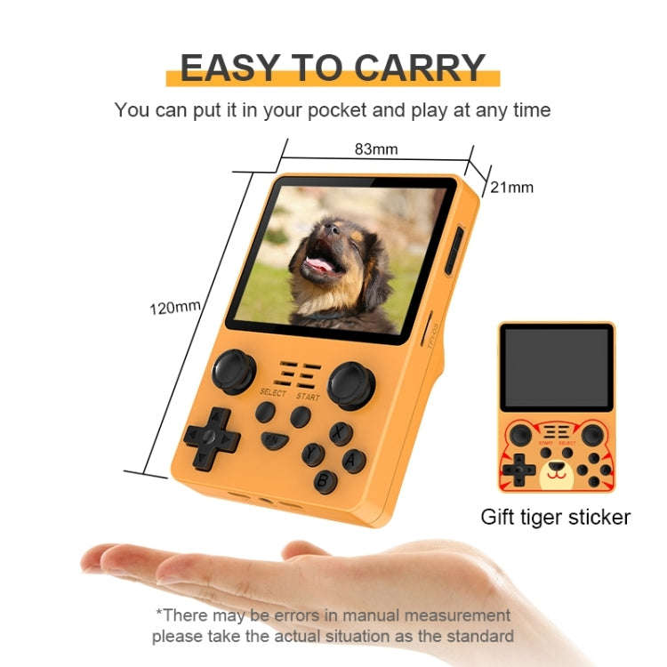 POWKIDDY RGB20S  3.5-Inch IPS Screen Retro Open Source Handheld Game Console 16GB+256GB(Blue)