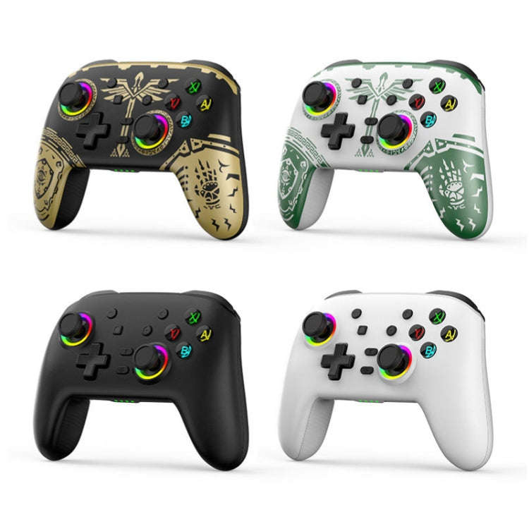 Wireless Bluetooth Somatosensory Vibration Gamepad for Nintendo Switch/Switch PRO, Color: White G...