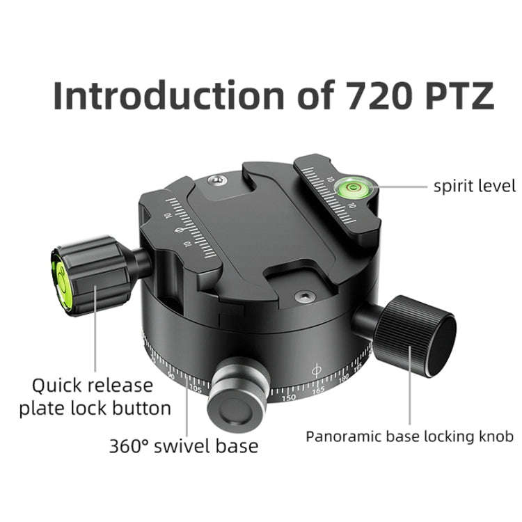 BEXIN  GH-720A Tripod Head  720 Degree Rotating Panorama Head